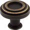 Jeffrey Alexander 1-3/8" Diameter Antique Brushed Satin Brass Ring Lafayette Cabinet Knob 317ABSB - alternate 1